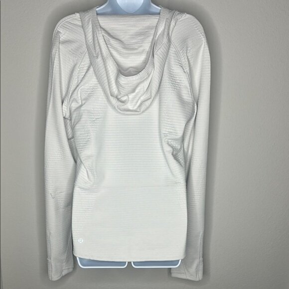Lululemon Athletica Cream Polo Collar Blouse - Picture 3 of 5